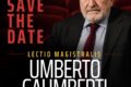 Umberto Galimberti torna ad Anzio: il 23 gennaio la lectio magistralis “L’illusione della libertà”